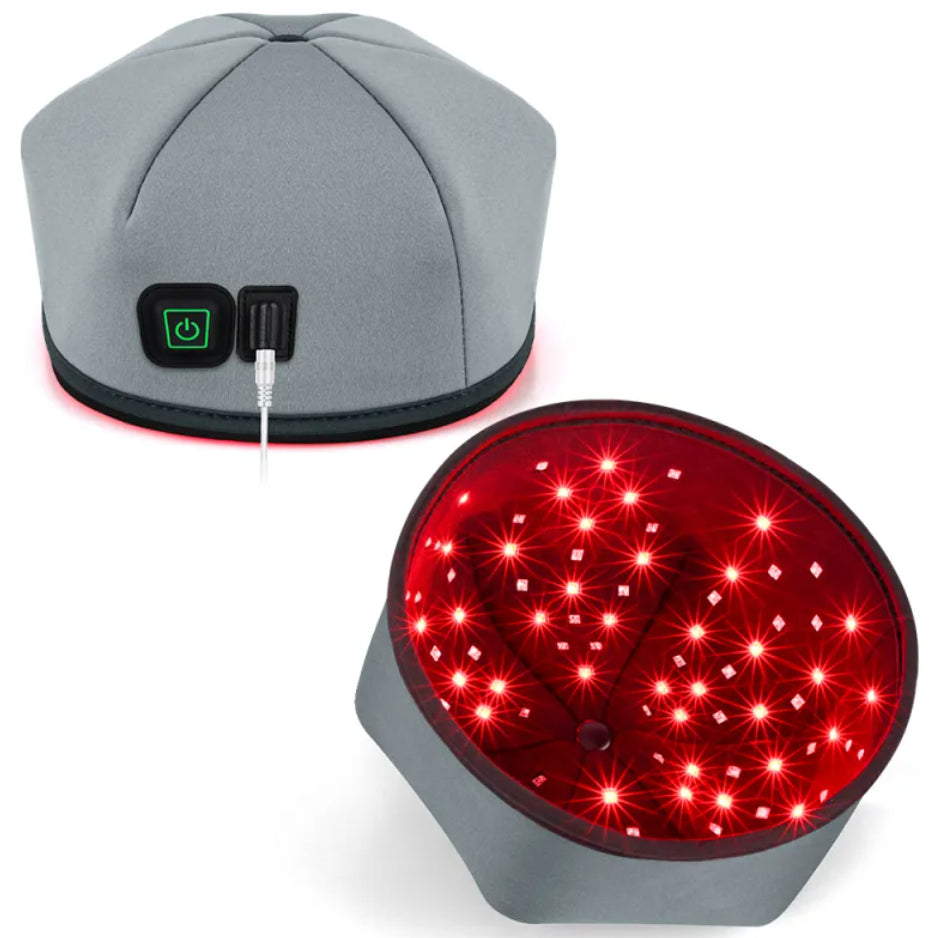 LED Scalp Massager with Red Light Therapy
